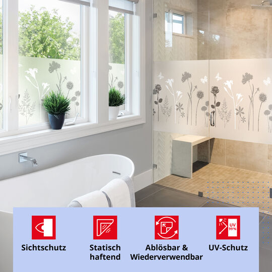 Fensterfolie static PREMIUM Blossom image number null